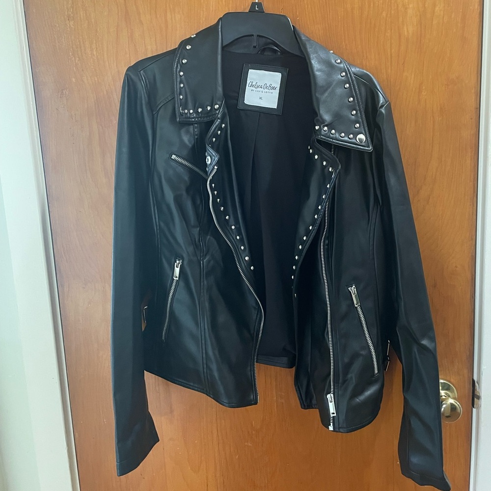 Chelsea deboer Moto studded jacket